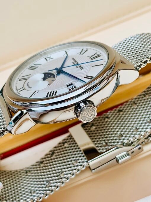 Đồng Hồ Raymond Weil Maestro Moonphase White Dial - 2239M-ST-00659 - Hình ảnh 5
