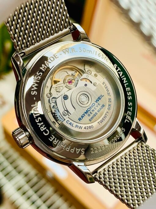 Đồng Hồ Raymond Weil Maestro Moonphase White Dial - 2239M-ST-00659 - Hình ảnh 7