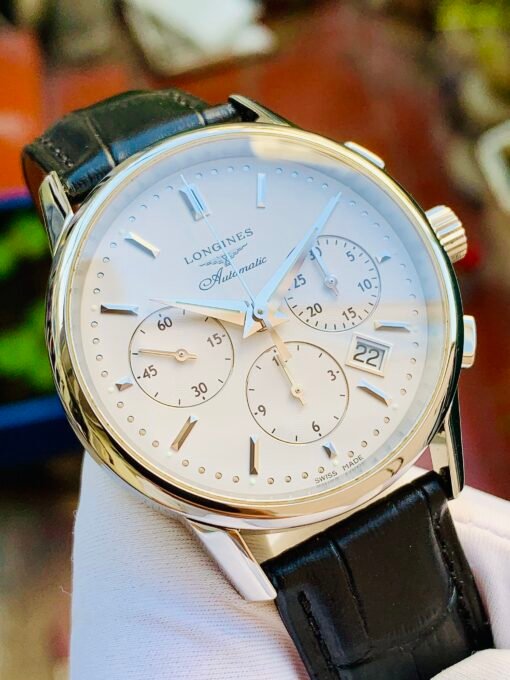 Đồng Hồ Longines Heritage Chronograph White Dial - L2.749.4.72.2