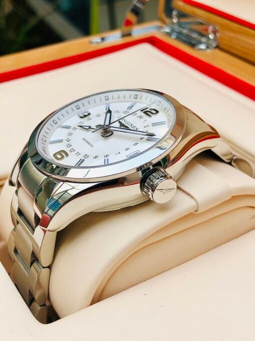 Đồng Hồ Longines Conquest Classic GMT White Dial - L2.799.4.76.6 - Hình ảnh 6