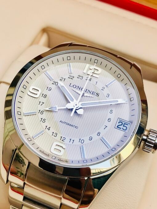 Đồng Hồ Longines Conquest Classic GMT White Dial - L2.799.4.76.6 - Hình ảnh 8