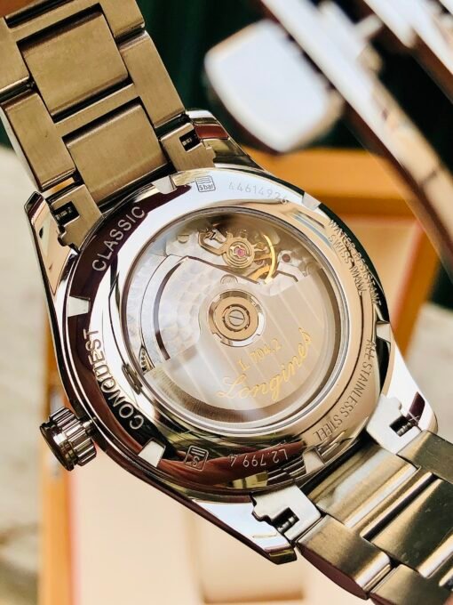 Đồng Hồ Longines Conquest Classic GMT White Dial - L2.799.4.76.6 - Hình ảnh 9
