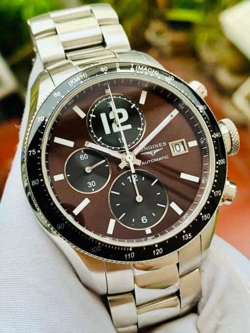 Đồng Hồ Longines GrandVitesse Tachymeter Brown Dial - L3.636.4.66.6 - Hình ảnh 2