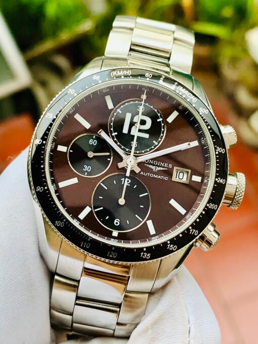 Đồng Hồ Longines GrandVitesse Tachymeter Brown Dial - L3.636.4.66.6 - Hình ảnh 3