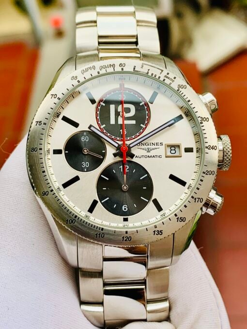 Đồng Hồ Longines GrandVitesse Tachymeter White Dial - L3.636.4.70.6 - Hình ảnh 4