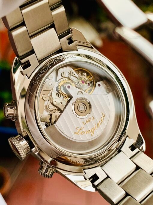 Đồng Hồ Longines GrandVitesse Tachymeter White Dial - L3.636.4.70.6 - Hình ảnh 6