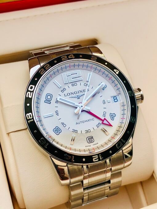 Đồng Hồ Longines Admiral GMT White Dial - L3.668.4.76.6
