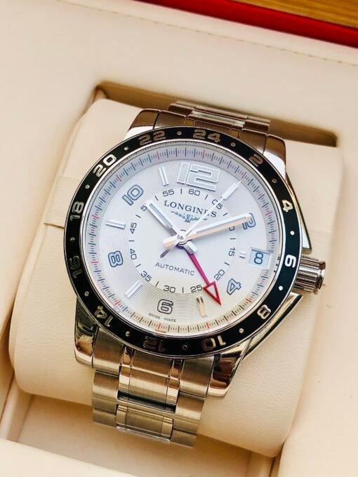 Đồng Hồ Longines Admiral GMT White Dial - L3.668.4.76.6 - Hình ảnh 3