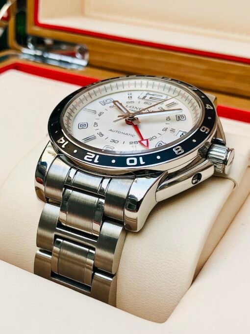 Đồng Hồ Longines Admiral GMT White Dial - L3.668.4.76.6 - Hình ảnh 7