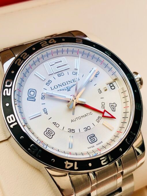 Đồng Hồ Longines Admiral GMT White Dial - L3.668.4.76.6 - Hình ảnh 8