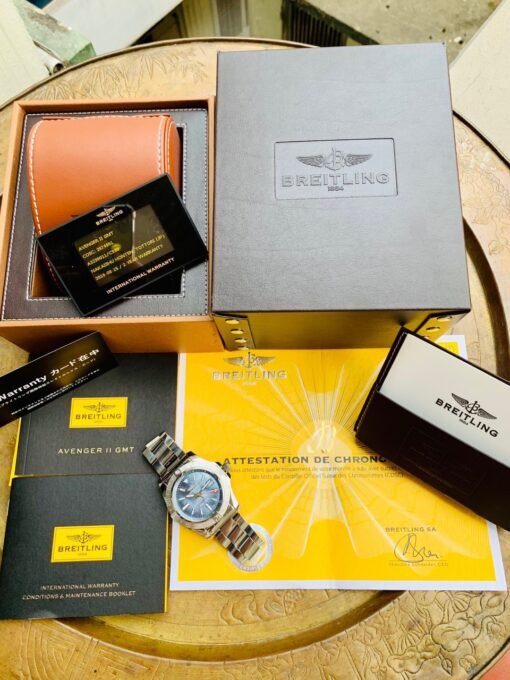 Đồng Hồ Breitling Avenger II GMT Mop Dial	- A32390 - Hình ảnh 8