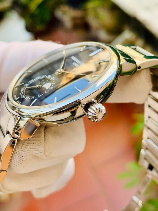 Đồng Hồ Frederique Constant Slimline Moonphase Blue Dial - FC-703N3S6B - Hình ảnh 5