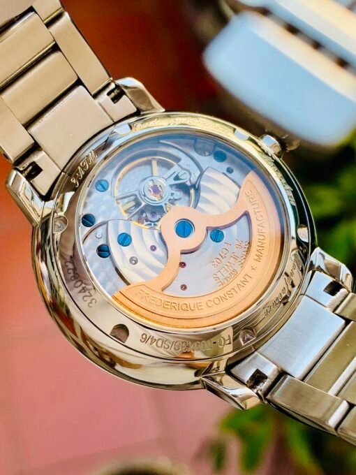 Đồng Hồ Frederique Constant Slimline Moonphase Blue Dial - FC-703N3S6B - Hình ảnh 6