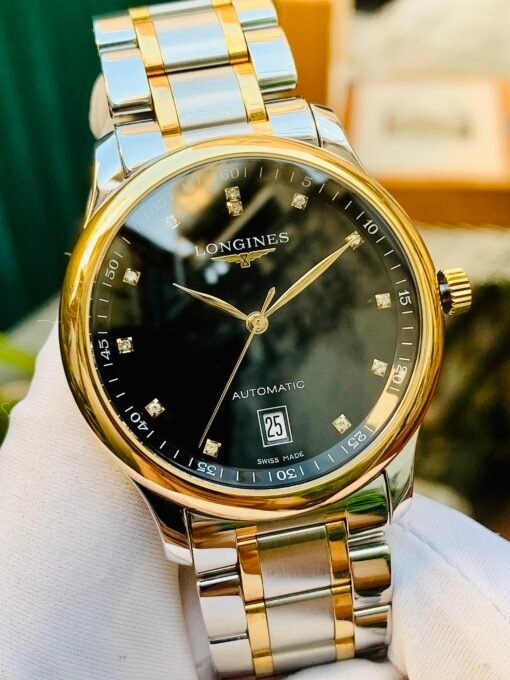 Đồng Hồ Longines Master Collection Date Diamond Black Dial L619.2 - L2.628.5.57.7 - Hình ảnh 2