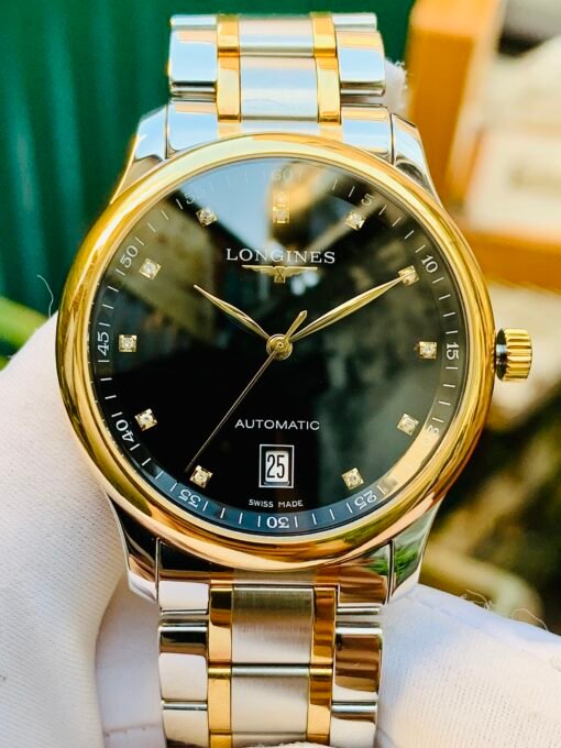 Đồng Hồ Longines Master Collection Date Diamond Black Dial L619.2 - L2.628.5.57.7