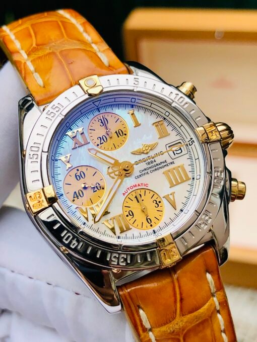 Đồng Hồ Breitling Cockpit Chronograph White Gold MOP Dial - B13358 - Hình ảnh 2