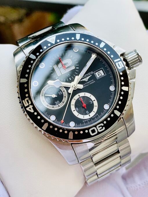 Đồng Hồ Longines HydroConquest Chronograph Black Dial - L3.644.4.56.6 - Hình ảnh 2