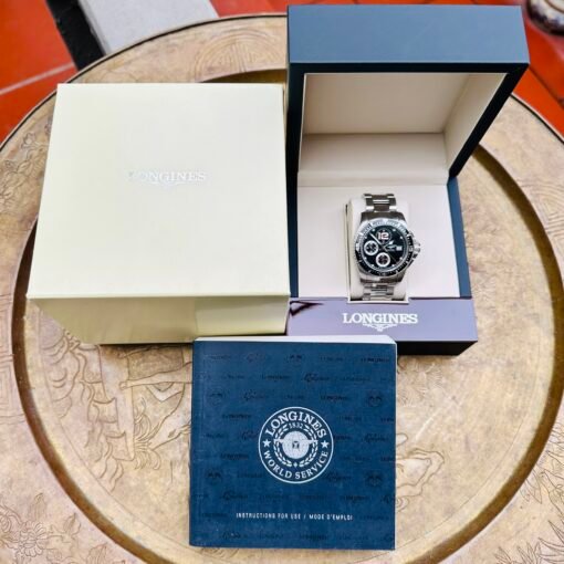 Đồng Hồ Longines HydroConquest Chronograph Black Dial - L3.644.4.56.6 - Hình ảnh 9