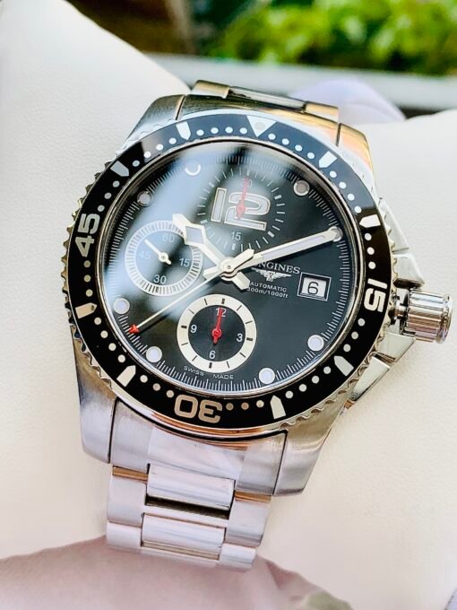 Đồng Hồ Longines HydroConquest Chronograph Black Dial - L3.644.4.56.6 - Hình ảnh 3