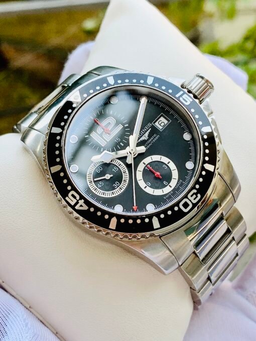 Đồng Hồ Longines HydroConquest Chronograph Black Dial - L3.644.4.56.6 - Hình ảnh 5