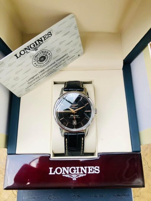 Đồng Hồ Longines Heritage Flagship Black Dial - L4.795.4.58.0 - Hình ảnh 8