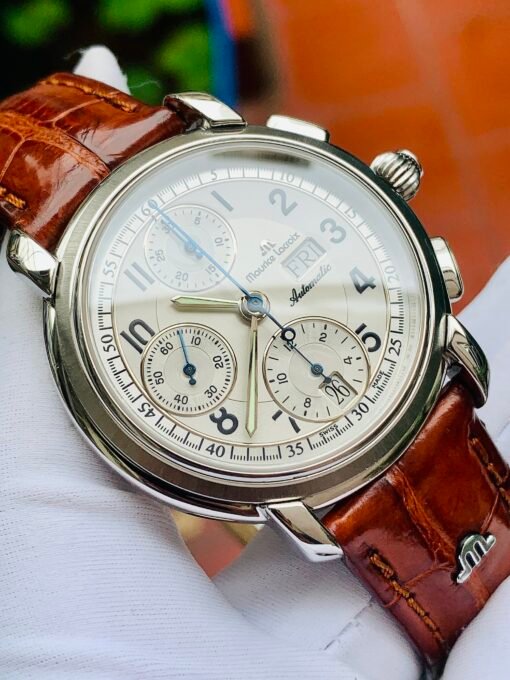Đồng Hồ Maurice Lacroix Masterpiece Chronograph Day Date White Dial - 67668 - Hình ảnh 2