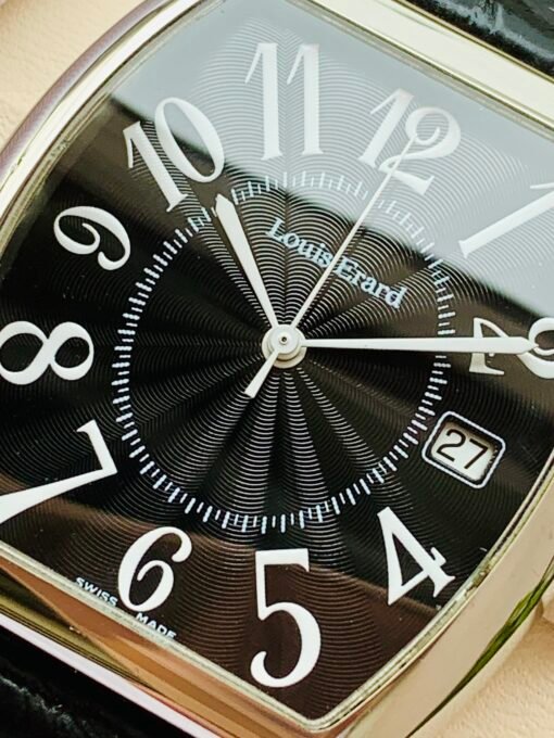 Đồng Hồ Louis Erard Tonneau Date Black Dial - 80045 AA02 - Hình ảnh 4