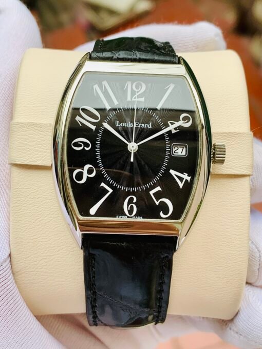 Đồng Hồ Louis Erard Tonneau Date Black Dial - 80045 AA02 - Hình ảnh 5