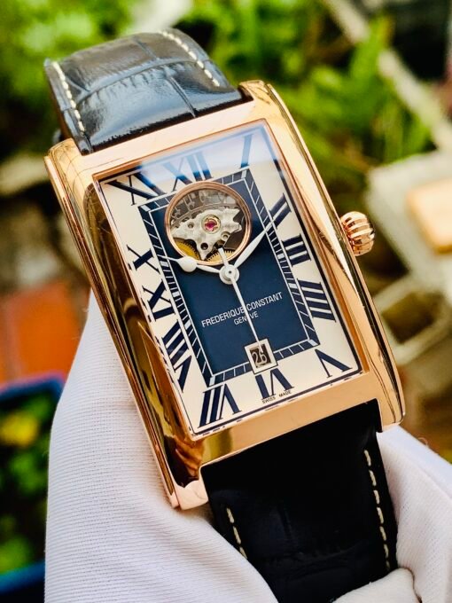 Đồng Hồ Frederique Constant Classic Carrée with Rubber Belt Japan LTD 150/150 Rose Gold - FC-315MNW4C24 - Hình ảnh 2