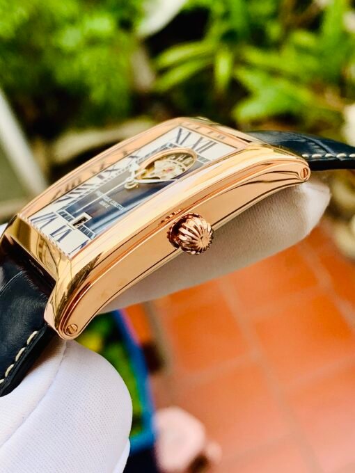 Đồng Hồ Frederique Constant Classic Carrée with Rubber Belt Japan LTD 150/150 Rose Gold - FC-315MNW4C24 - Hình ảnh 5