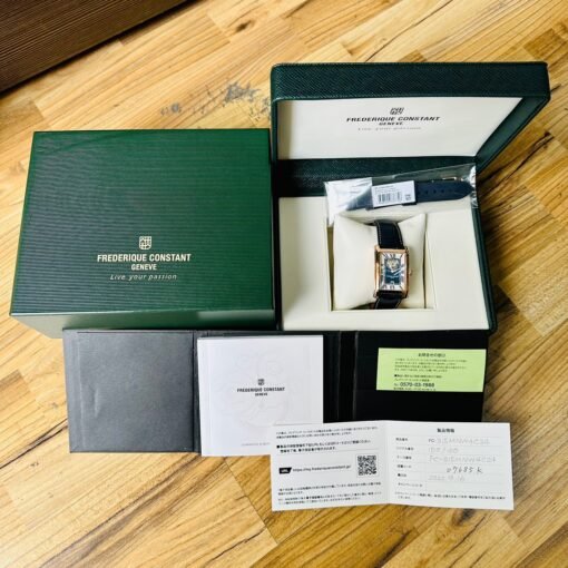 Đồng Hồ Frederique Constant Classic Carrée with Rubber Belt Japan LTD 150/150 Rose Gold - FC-315MNW4C24 - Hình ảnh 8