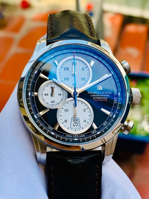Đồng Hồ Maurice Lacroix Pontos Chronograph Black Dial - PT6288-SS001-330-2 - Hình ảnh 3