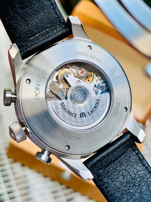 Đồng Hồ Maurice Lacroix Pontos Chronograph Black Dial - PT6288-SS001-330-2 - Hình ảnh 6