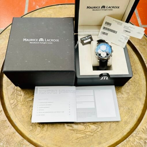 Đồng Hồ Maurice Lacroix Pontos Chronograph Black Dial - PT6288-SS001-330-2 - Hình ảnh 8