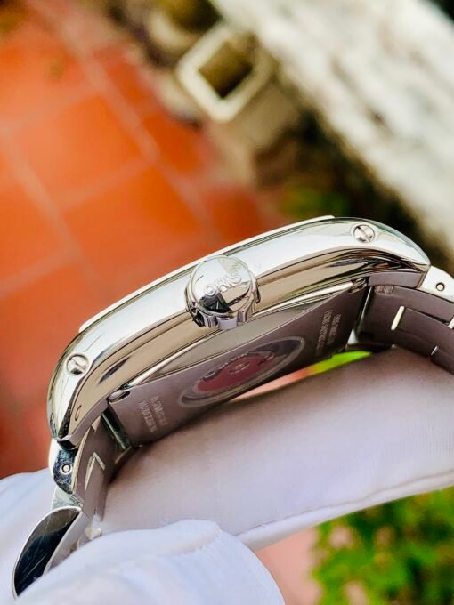 Đồng Hồ Oris Miles Rectangular Day Date White Dial - 585 7538 40 61M - Hình ảnh 6