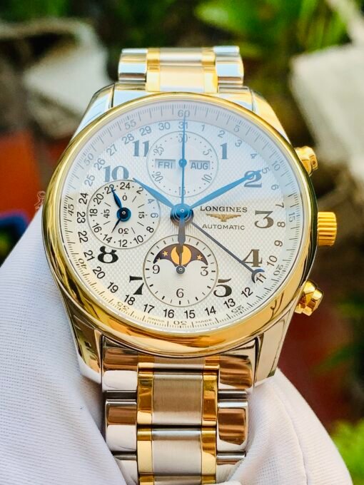 Đồng Hồ Longines Master Collection Compilation White Dial Demi Gold - L2.673.5.78.7