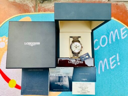 Đồng Hồ Longines Saint-Imier Chronograph Demi Rose Gold 18k - L2.752.5.72.7 - Hình ảnh 8