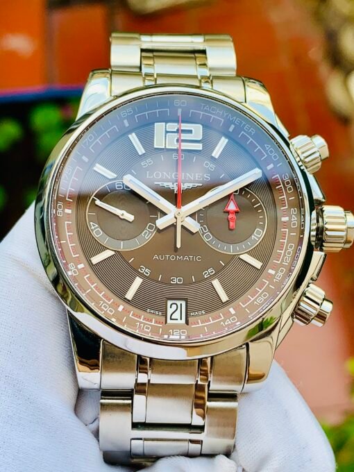 Đồng Hồ Longines Admiral Chronograph Brown Dial - L3.666.4.66.6