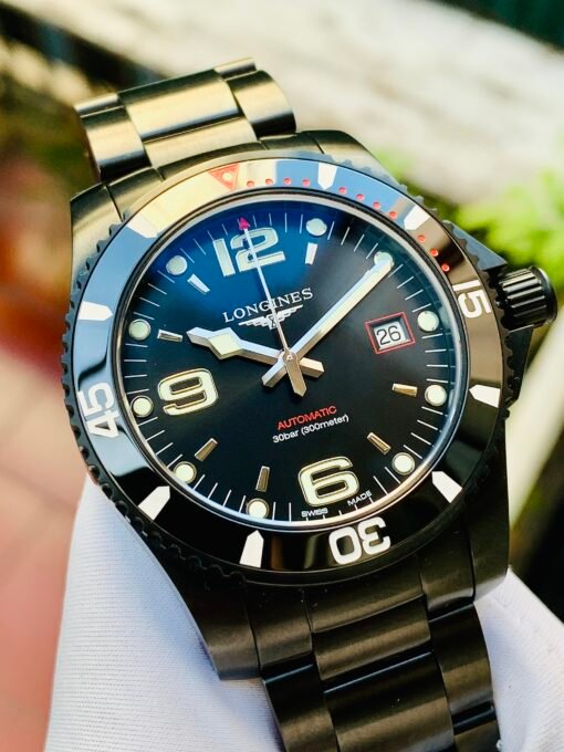 Đồng Hồ Longines Hydro Conquest Full Black Dial Ceramic Bezel LTD 249/500 - L3.742.2.56.6 - Hình ảnh 2