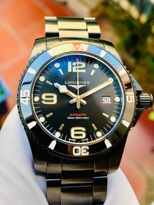 Đồng Hồ Longines Hydro Conquest Full Black Dial Ceramic Bezel LTD 249/500 - L3.742.2.56.6