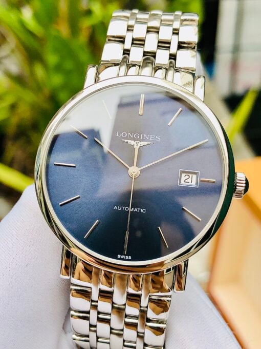 Đồng Hồ Longines Elegant Collection Blue Dial - L4.810.4.92.6 - Hình ảnh 4