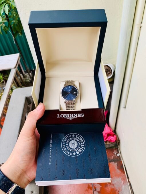 Đồng Hồ Longines Elegant Collection Blue Dial - L4.810.4.92.6 - Hình ảnh 9
