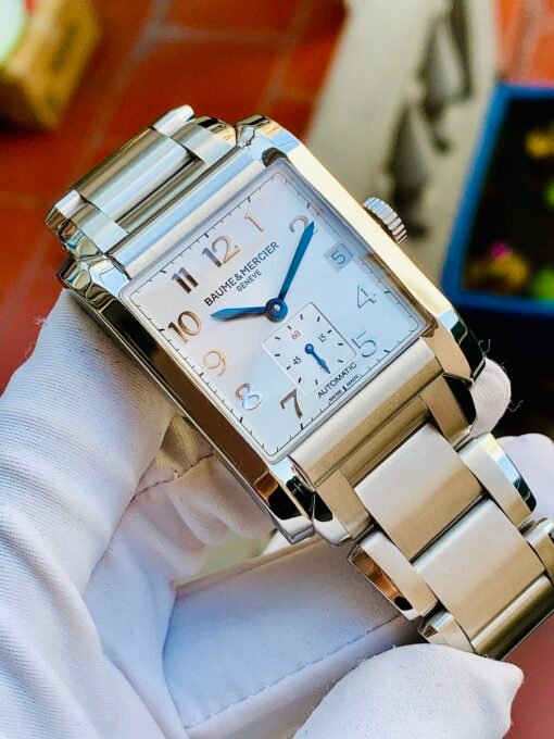 Đồng Hồ Baume & Mercier Hampton Rectangular Small Second Silver Dial - MOA10047  - Hình ảnh 2