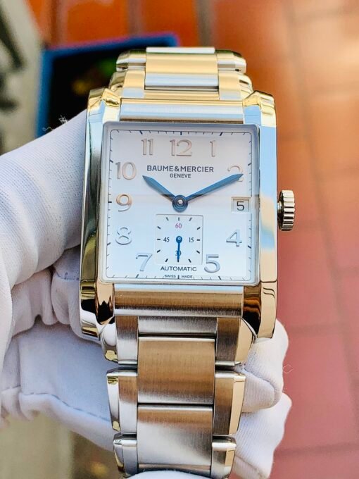 Đồng Hồ Baume & Mercier Hampton Rectangular Small Second Silver Dial - MOA10047  - Hình ảnh 3
