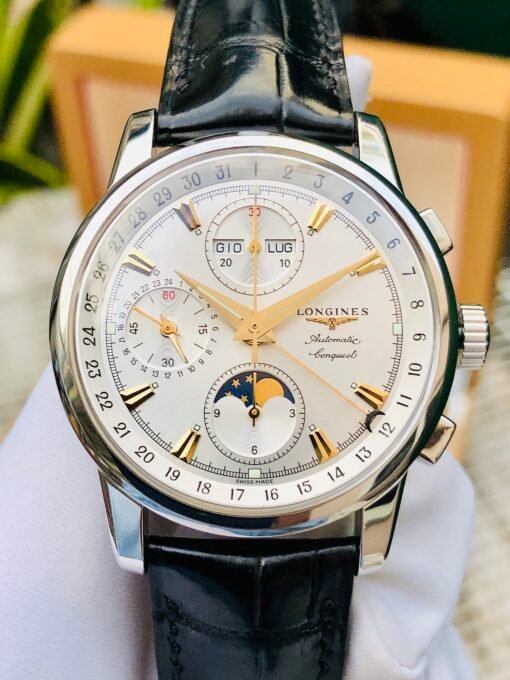 Đồng Hồ Longines Conquest Heritage Compilation White Dial Lịch Ý- LL1.642.4.77.4