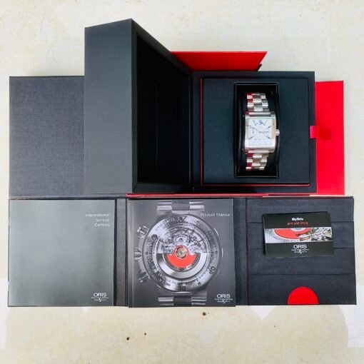 Đồng Hồ Oris Miles Rectangular Complication White Dial - 01 581 7528 4061-07 8 22 68 - Hình ảnh 9