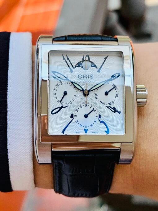 Đồng Hồ Oris Miles Rectangular Complication White Dial - 581 7528 4061 LS