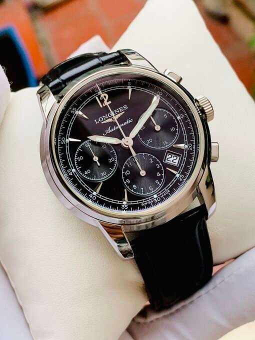 Đồng Hồ Longines Saint-Imier Chronograph Black Dial - L2.752.4.52.3 - Hình ảnh 2