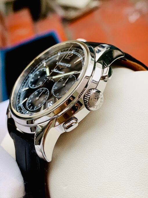 Đồng Hồ Longines Saint-Imier Chronograph Black Dial - L2.752.4.52.3 - Hình ảnh 6