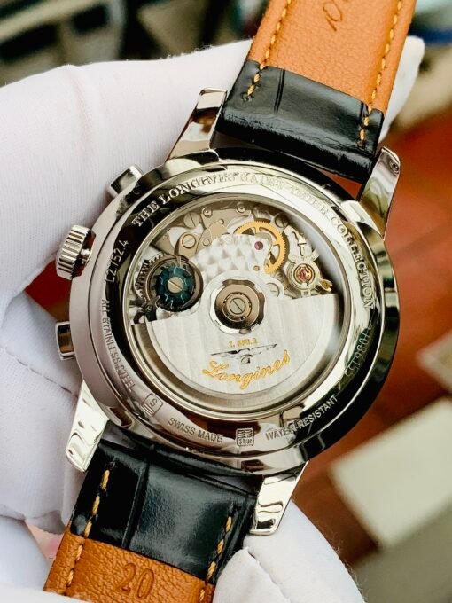 Đồng Hồ Longines Saint-Imier Chronograph Black Dial - L2.752.4.52.3 - Hình ảnh 7